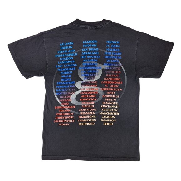 Vintage Garth Brooks 1996 Fresh Horses Tour T-Shirt Black Double Side Men Medium - Picture 2 of 10